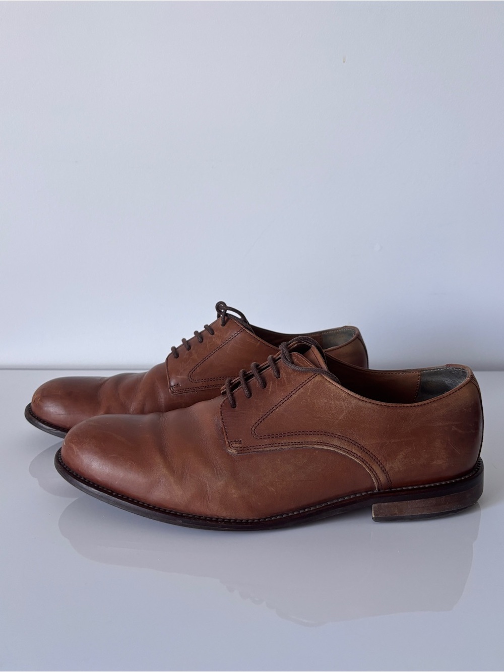Florsheim Men's Brown Leather Derby Shoes